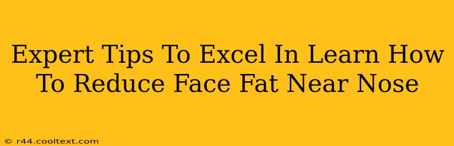 Expert Tips To Excel In Learn How To Reduce Face Fat Near Nose