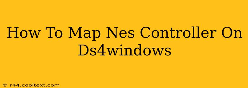 How To Map Nes Controller On Ds4windows