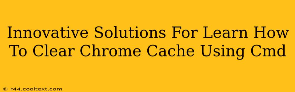 Innovative Solutions For Learn How To Clear Chrome Cache Using Cmd