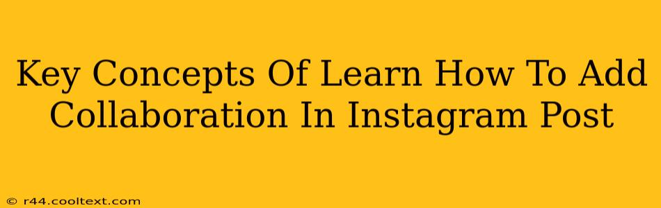 Key Concepts Of Learn How To Add Collaboration In Instagram Post