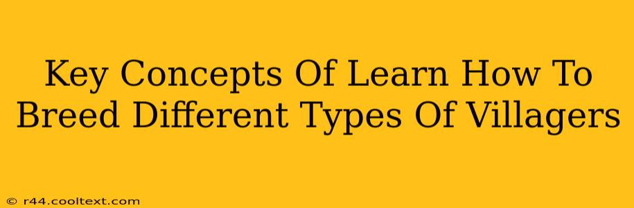 Key Concepts Of Learn How To Breed Different Types Of Villagers