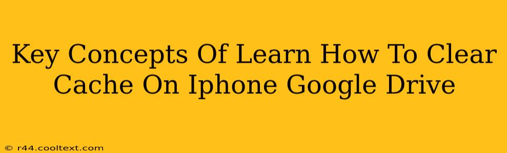 Key Concepts Of Learn How To Clear Cache On Iphone Google Drive