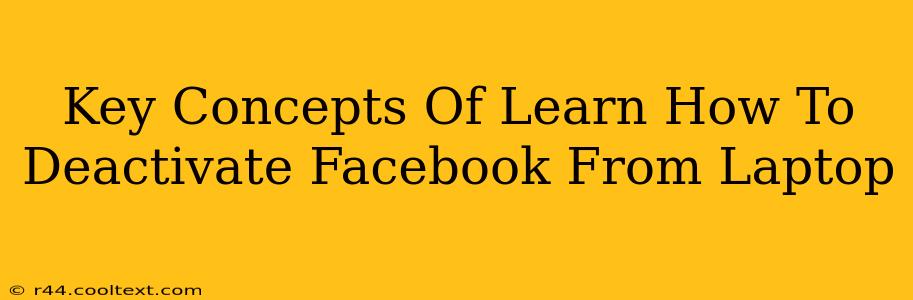 Key Concepts Of Learn How To Deactivate Facebook From Laptop