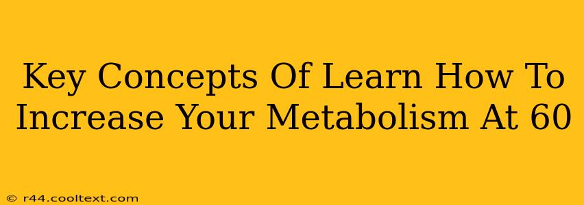 Key Concepts Of Learn How To Increase Your Metabolism At 60