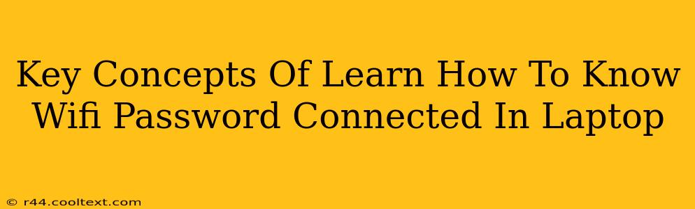 Key Concepts Of Learn How To Know Wifi Password Connected In Laptop