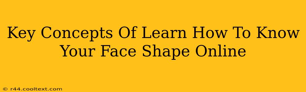 Key Concepts Of Learn How To Know Your Face Shape Online