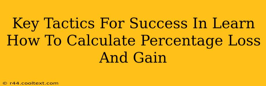 Key Tactics For Success In Learn How To Calculate Percentage Loss And Gain