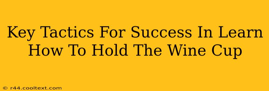 Key Tactics For Success In Learn How To Hold The Wine Cup