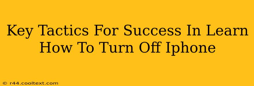 Key Tactics For Success In Learn How To Turn Off Iphone