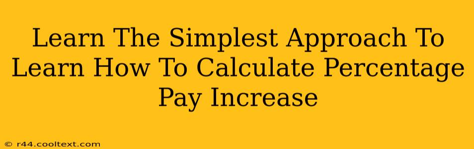 Learn The Simplest Approach To Learn How To Calculate Percentage Pay Increase