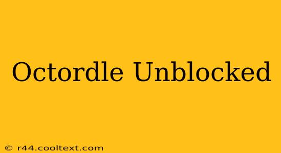 Octordle Unblocked