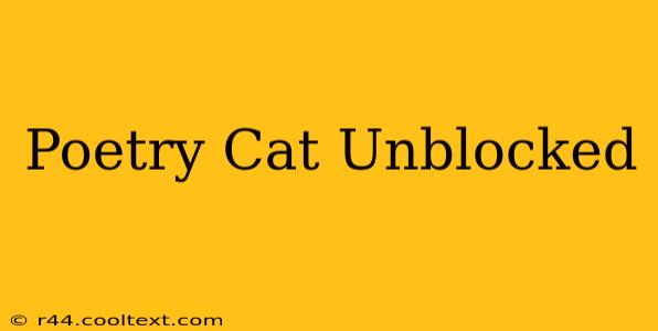 Poetry Cat Unblocked