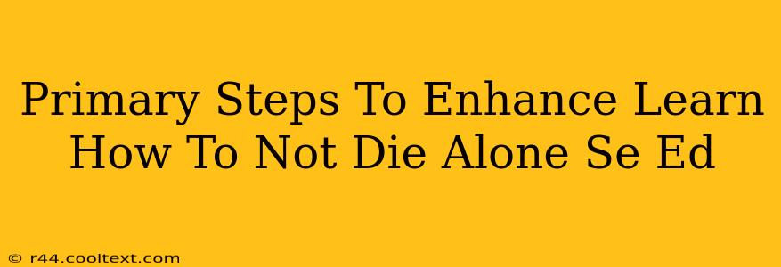 Primary Steps To Enhance Learn How To Not Die Alone Se Ed