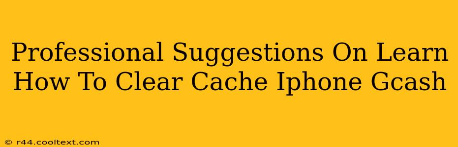 Professional Suggestions On Learn How To Clear Cache Iphone Gcash