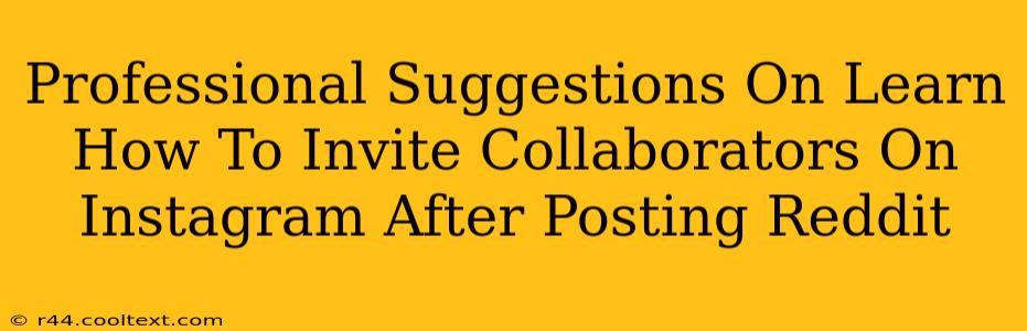 Professional Suggestions On Learn How To Invite Collaborators On Instagram After Posting Reddit
