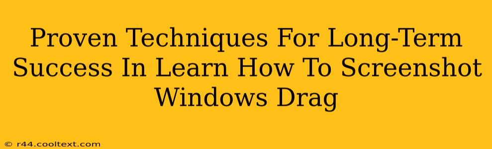 Proven Techniques For Long-Term Success In Learn How To Screenshot Windows Drag