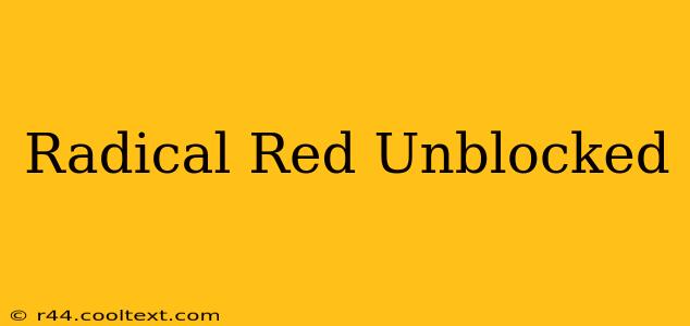 Radical Red Unblocked