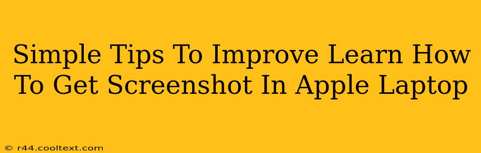 Simple Tips To Improve Learn How To Get Screenshot In Apple Laptop