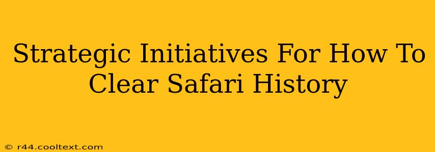 Strategic Initiatives For How To Clear Safari History