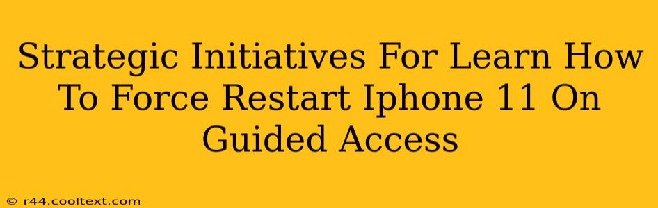 Strategic Initiatives For Learn How To Force Restart Iphone 11 On Guided Access