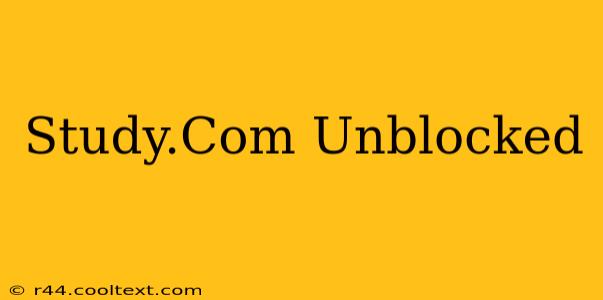 Study.Com Unblocked