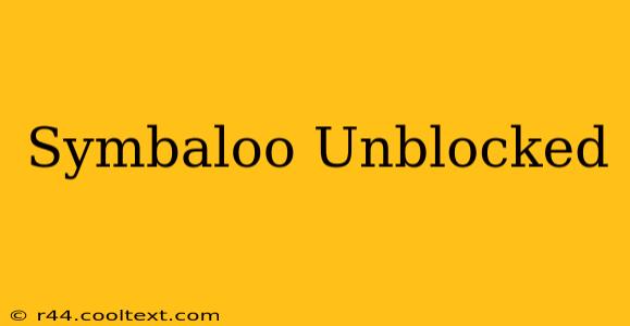 Symbaloo Unblocked