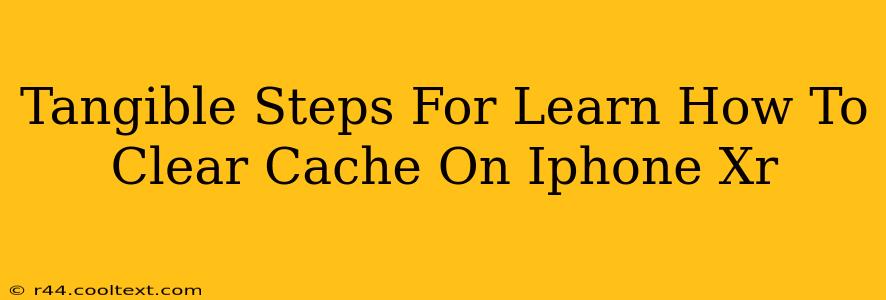 Tangible Steps For Learn How To Clear Cache On Iphone Xr