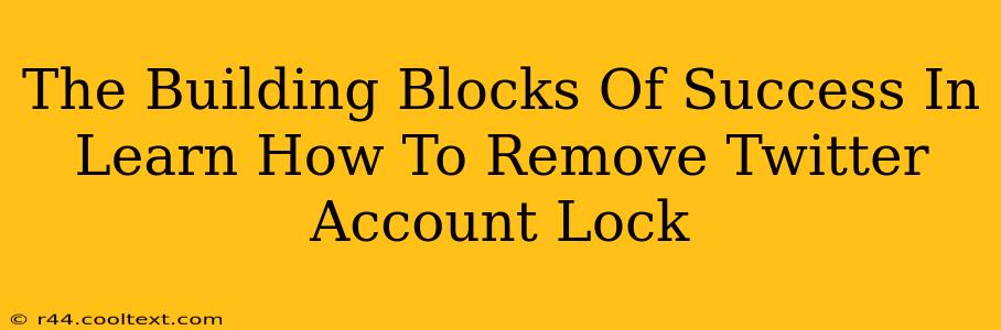 The Building Blocks Of Success In Learn How To Remove Twitter Account Lock