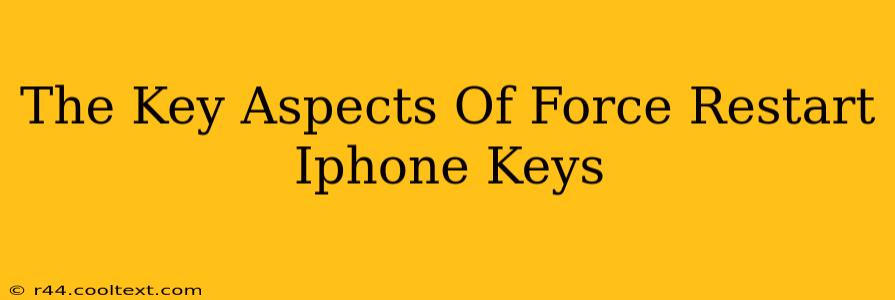 The Key Aspects Of Force Restart Iphone Keys