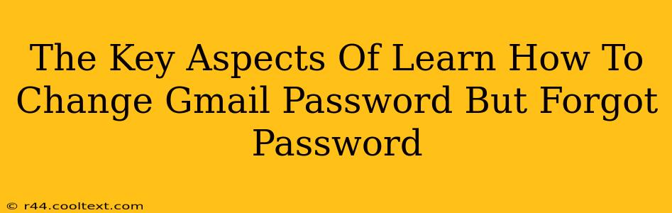 The Key Aspects Of Learn How To Change Gmail Password But Forgot Password