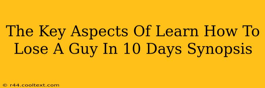 The Key Aspects Of Learn How To Lose A Guy In 10 Days Synopsis