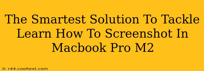 The Smartest Solution To Tackle Learn How To Screenshot In Macbook Pro M2