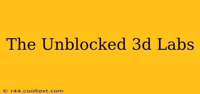 The Unblocked 3d Labs