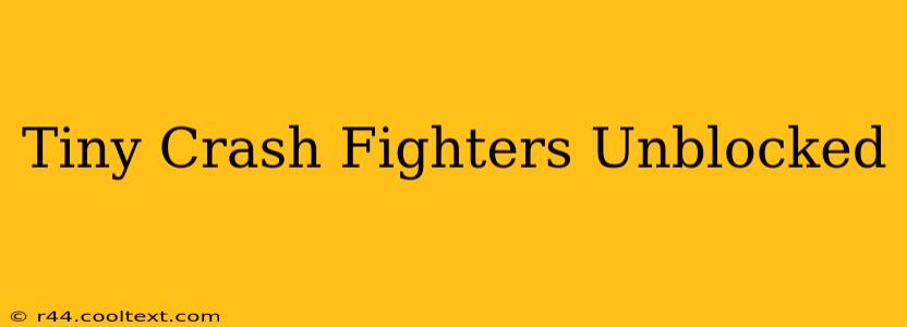 Tiny Crash Fighters Unblocked