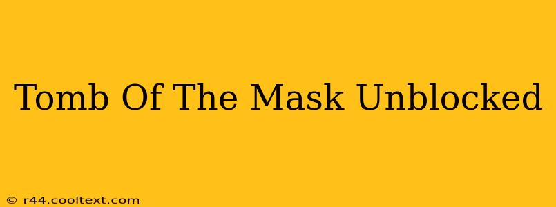 Tomb Of The Mask Unblocked