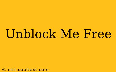 Unblock Me Free