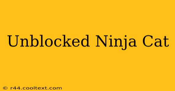 Unblocked Ninja Cat