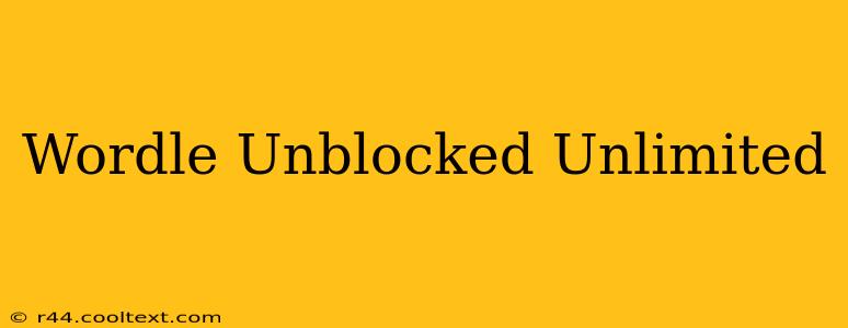 Wordle Unblocked Unlimited