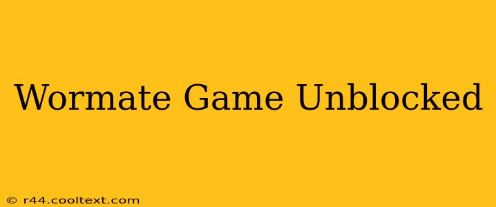 Wormate Game Unblocked