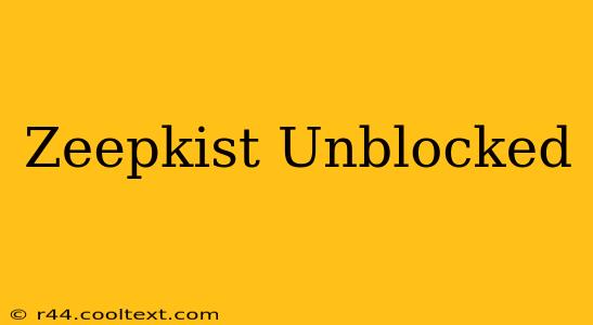 Zeepkist Unblocked